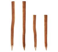 10 poteaux bois pour palissade 1,05m I diamètre 5-6cm I poteau de clôture