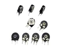 10 potentiomètres réglables verticaux PT15-500 Ohm 1K2K5K10K20K50K100K500K1M(Domestic 20K)