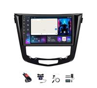 10 Pouces 2 Din Android 14 HD écran Tactile Radio pour Nissan Qashqai J11 X-Trail Xtrail T32 Rogue Dualis 2011-2013 avec Caméra de Recul Télécommande de Volant Bluetooth GPS CarPlay(B,S600 8+256G)