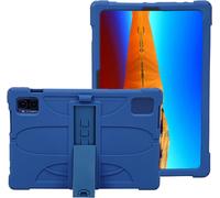 10 Pouces Coque Silicone Pour Teclast M50hd/Teclast M50/Teclast M50 Pro/Teclast M40 Plus/Teclast P40hd/Teclast P30s/Blackview Tab 12 Pro/Blackview Tab 7 Pro/Oscal Pad 10,Bandoulière, Bleu Foncé