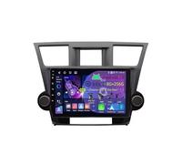 10 Pouces Double Din Android 15 Autoradio pour Toyota Highlander 2 XU40 2007-2013 avec CarPlay Caméra de Recul Télécommande de Volant Bluetooth GPS Lecteur USB Lien Miroir(C2 4+32G)