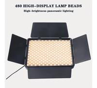 10 pouces Projecteur de studio LED avec boîte à lumière, trépied réglable UB160cm, alimenté par USB, 3 couleurs variables, éclairage portable pour photographie, enregistrement vidéo, diffusion en dire