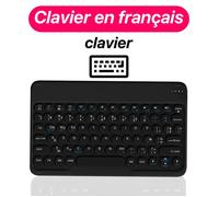 10 pouces sans fil Bluetooth clé ronde clavier silencieux pour Samsung iPad Xiaomi Lenovo universel tablette clavier souris[CLA558]