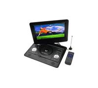 10 pouces tft écran lcd numérique multimédia dvd portable avec lecteur carte et port usb tv pal / ntsc / secam et fonction jeu rotation 180 degrés sd
