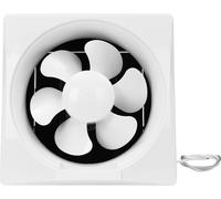 10 pouces Ventilateur de salle de bain Silent Aspirators Ventilateurs tubulaires Ventilateur mural Extractor Ventilateurs d'extraction Soufflerie WC Cuisine Blanc