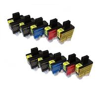 10 pour Brother Sélection de couleur libre DCP 110 C de DCP115 C DCP 120 DCP-340cw 210 C DCP-315 C 310 C DCP DCP MFC tn-210 C 215 C MFC-620CN 410 C 410cn MFC-620CN 420 C 620cmfc, MFC-215 C MFC-620CN 3340 C 5440 C MFC-620CN MFC-5840CN LC900 BK