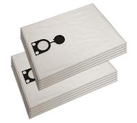 10 Premium Sacs d'aspirateur adaptés pour Metabo ASA 1200, ASA 1202, ASA 32 L | Compatible avec Metabo 631665000 | Microfibre | 10 pièces | Accessoires