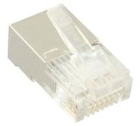 10 Prise modulaire 8P8C RJ45 à Crimper sur câble rond, blindé G