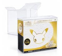 10 Protections ETB Pokémon Premium Transparentes PET, Compatible Elite Trainer Box, Célébration 30 Ans Pokémon, Coffret Dresseur d'Élite