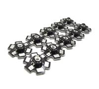 10 puces LED à haute puissance, 3 W, infrarouges, 90 degrés, IR 850 nm, 400 mA, 500 mA, DC 1,4 V-1,6 V, 3 W, SMD, COB, avec carte de 20 mm, pour le bricolage