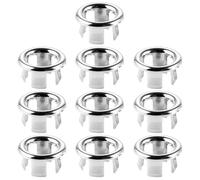 10 Puits Trous De Remplacement, Couvercle De Trou De Débordement De Rinçage Rond, Accessoires De Rinçage, Adaptés Aux Cuisines, Hôtels, Centres Commerciaux.