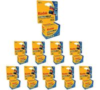10 Rollos Kodak Ultra Max GC 135-36 - Película de 35 mm 400 ISO de Impresión de couleur (lot de 10)