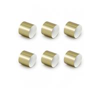 10 RONDS DE SERVIETTES DE TABLE JETABLE DORÉ 2.5CM Or