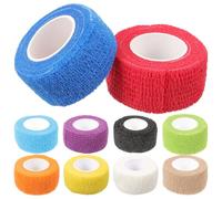 10 Rouleaux Bandage Élastique Auto-adhésif en Non-tissé | Léger et Respirant, Usage Manuel, Ne Colle Pas aux Cheveux, Facile à Transporter