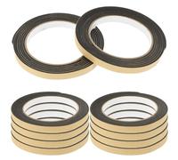 10 Rouleaux Bande de Calfeutrage Auto-adhésive, Polyéthylène | Finition Lisse et Propre, Protection des Bords, pour Murs, Toilettes, Office et Crédence D'évier