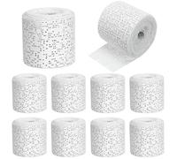 10 Rouleaux Bande Platre - 5*270 cm Rouleaux de Plâtres Platre Séchage Rapide Bandes de Plâtre, Bandes Plâtrées en Tissu, Bricolage Bande de Platre pour Travaux Manuels, Modélisme, Moulage du Ventre