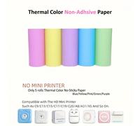 10 Rouleaux De Papier Thermique Caméra Impression Blanc Enfants Caméra Pâte De Bois Impression Instantanée Enfants Papier Roulant Miner Accessoires