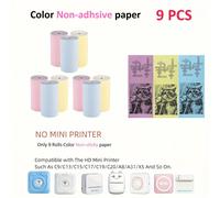 10 Rouleaux De Papier Thermique Caméra Impression Blanc Enfants Caméra Pâte De Bois Impression Instantanée Enfants Papier Roulant Miner Accessoires