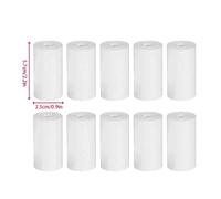 10 Rouleaux De Papier Thermique Caméra Impression Blanc Enfants Caméra Pâte De Bois Impression Instantanée Enfants Papier Roulant Miner Accessoires