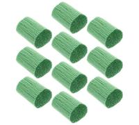 10 Rouleaux Fil à Crocheter Soi-même Bobines en Acrylique Vert