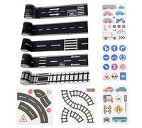 10 Rouleaux Washi Tape Route Autoroute Chemin de Fer DIY Décoratif pour Enfants Chambre Jeu Création Scolaire Éducation Routière Auto-Adhésif