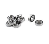 10 roulements à billes 6004RS gorge profonde protégés | Coussinets à billes 20x42x12 mm, blindés, polyvalents pour moteurs, roues et engrenages.