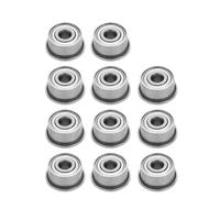 10 Roulements à Billes à Gorge Profonde, Double Face, Acier, 3x9x5 mm, Haute Vitesse - Faible Bruit, Longue Durée de Vie, Haute Fiabilité (F603ZZ)