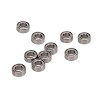 10 roulements à billes RC 10x5x4 mm en acier, kit de roulements à billes en acier de précision pour ZD Racing 10421 - S, roulements de remplacement de taille standard à faible fric