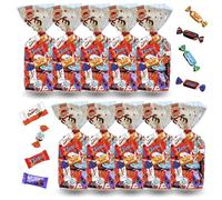 10 Sachets de Noël garnis de 40 bonbons au chocolat : Célébrations Milka Kinder Daim - Idéal Entreprise