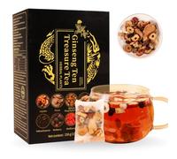 10 sachets de thé au ginseng, thés Dix Trésors au ginseng amélioré, thé pour les reins pour hommes et femmes, certifié FDA (150 g/10 g x 15 sachets) (1PCS)