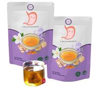 10 Sachets De Thé Mélangés À Des Herbes - Infusion Naturelle À Base De Plantes Avec Jujube, Zeste D'orange Et Bergamote, 20 Unités, Rituel De Bien-être Quotidien(2pcs)