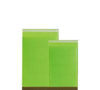 10 sachets/enveloppe à bulles colorées, emballage express, mousse mate, film co-extrudé pour l'emballage et l'expédition(Green,25 * 30cm)