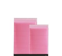 10 sachets/enveloppe à bulles colorées, emballage express, mousse mate, film co-extrudé pour l'emballage et l'expédition(Pink,25 * 30cm)