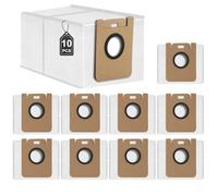 10 Sacs à Poussière Compatibles avec Dreame D10 Plus/D10s Plus Aspirateur Robot, Kit d’Accessoires pour Sacs