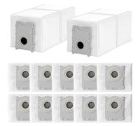 10 Sacs à poussière compatibles avec Ecovacs Deebot T50 PRO, T80,Gen2,Gen3 | Sac de rechange grande capacité 4 L pour aspirateur T50 MAX PRO,T80,T80S,T30C PRO, T30e,X8, X8 PRO, X9 PRO OMNI