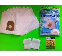 10 Sacs À Poussière Filtrants (Mister Vac MV 602) Sacs À Poussière