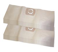 10 Sacs Aspirateur pour MOULINEX R 24.01, System 20, Wet Dry System 20