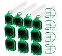 10 Sacs d'Aspirateur, Sac À Poussière de Rechange Kit Sac Aspirateur Compatible pour Vorwerk Kobold VB100/FP100 avec 4 Filtres Moteur