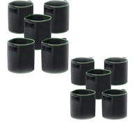 10 sacs de culture de pommes de terre 10 gallons avec rabat sacs de culture de plantes de jardin pots , tomates et fruits en plein air 40 cm/15.7 pouces de diamètre 30 cm/11.8 pouces de hauteur