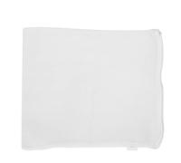 10 Sacs de Filtration en Polyester réutilisables pour Aquarium avec Fermeture éclair, Sac de médias de Filtration pour réservoir de Poissons Contenant du Charbon Actif, Pochette de (Blanche)