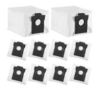 10 Sacs pour aspirateur Dreame L40 X40 X50 Ultra Complete / D10 Plus Gen 2 / L10s Ultra Gen 2 / L10s Pro Ultra Heat/ L10s Plus Accessoires Pour Aspiratrice De Rechange，3,2l grande capacité