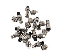 10 Set GX12 2pin 12 Mm Plug de Manège Hone Metal Socket Connecteur