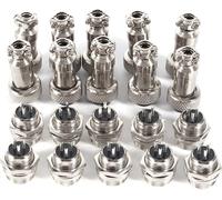 10 Set GX12 3Pin 12mm Aviation Plug Male Female Metal Socket Connector
