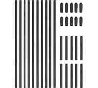 10 Sets De 2.4G Protection Tube D'Antenne En Plastique Tube D'Antenne De Protection Avec Des Chapeaux Compatible Avec Frsky Xm Xm/Tf Série Ipex4 X4Rsb S6R/D Antenne Réceptrice Séri[HDM5231550]