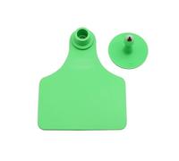 10 Sets Ear Tags Wordless Marker Card Goats Sheep Cattle Cows Pigs Livestock Identification Ear Tag Farm Animal Management(Green 10pcs)