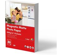 10 Sheets A4 Matte Matte Magnetic Photo Paper Thick Printable For Inkjet Printers Home And Office