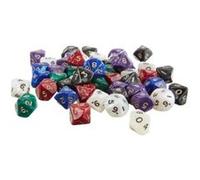10-SIDED, PEARL, DICE, 50ER BAG G