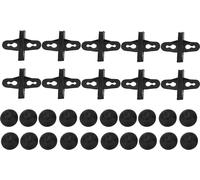 10 Stcs Aquarium Plastique - Clip Ventouse Durable Réservoir à Poissons - Support de Tôle de Séparation pour Réservoirs d'Aquarium