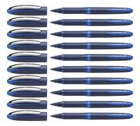 Schneider Optics Stylos roller One Business – non rétractable, indélébile – Lot de 10, encre bleue