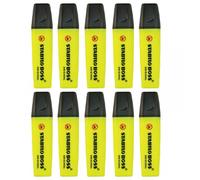 10 Surligneurs - Stabilo Boss Original - Jaune